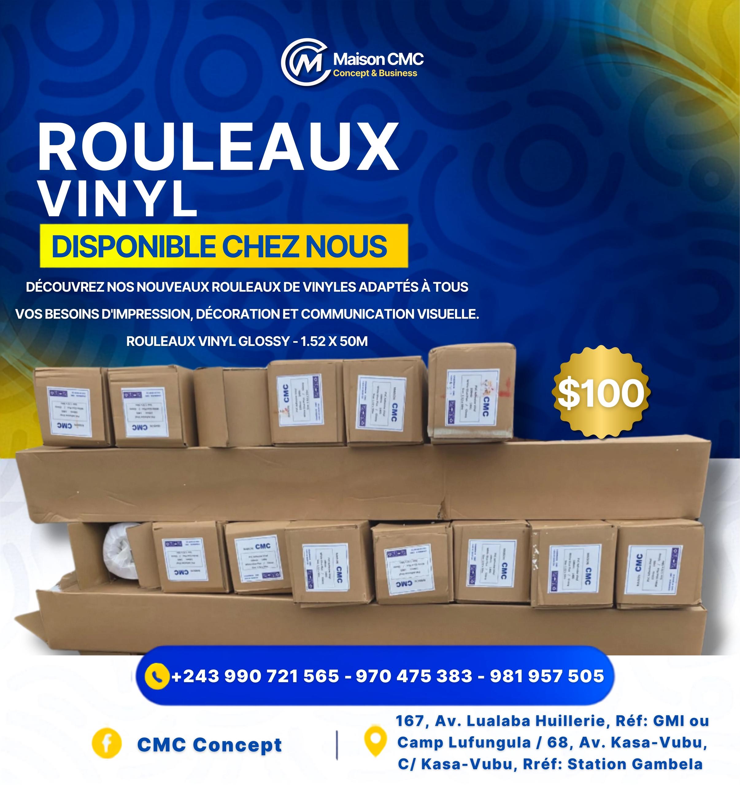 Rouleaux Vinyl